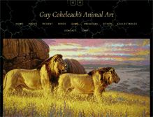 Tablet Screenshot of guycoheleachart.com